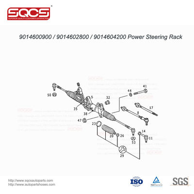 Hydraulic Power Steering Rack Mercedes Benz Sprinter 9014600900 9014602800 9014604200